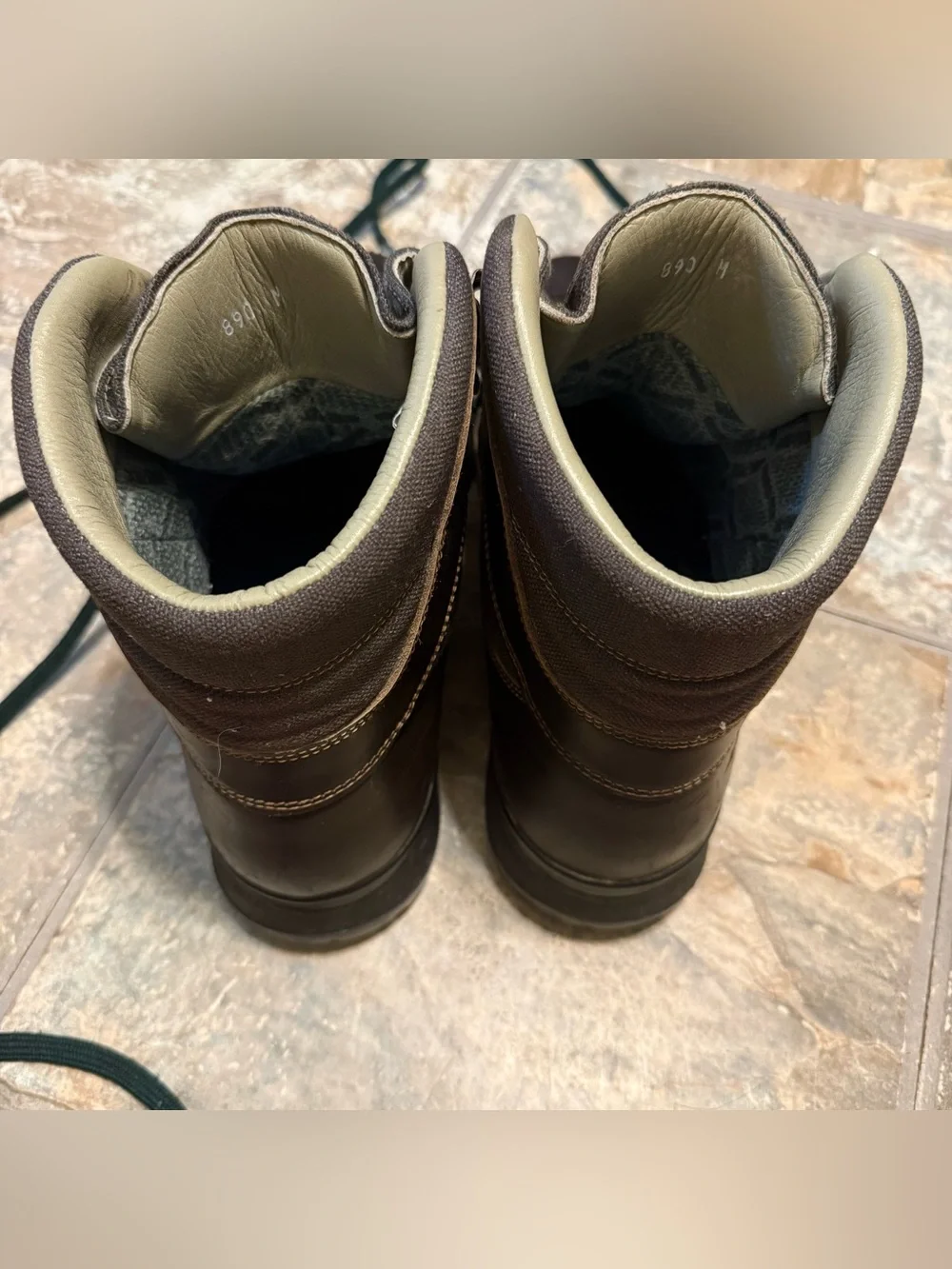 Vintage LL Bean Vibram Boots Cresta GoreTex  Leather Air 8000 Waterproof Mens 11